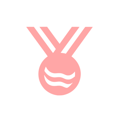 Abstract Medal Logo #ffa6a6