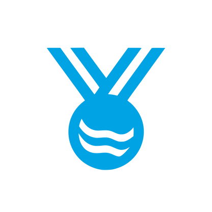 Abstract Medal Logo #00a3e4