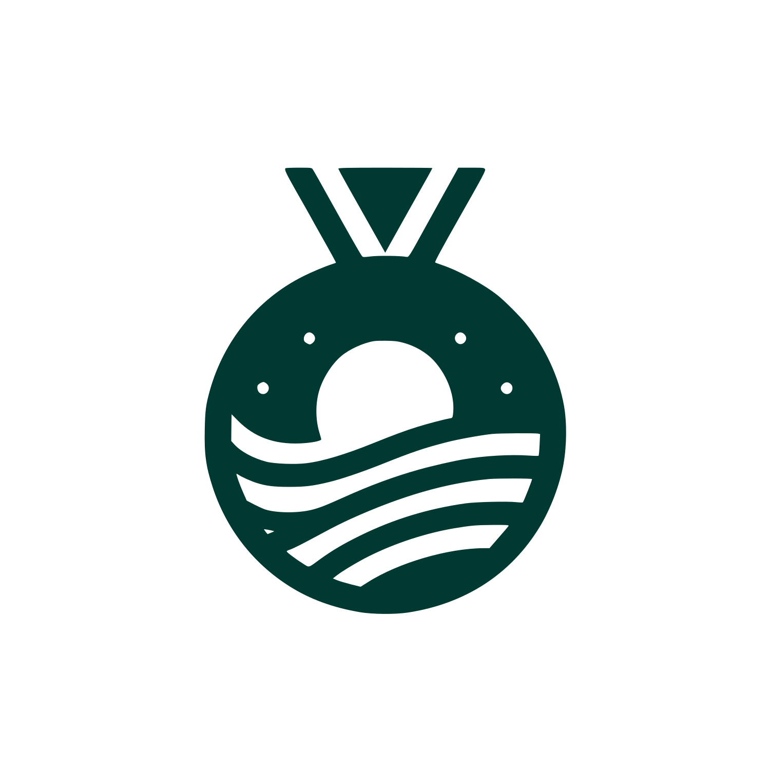 Medal Logo #003932