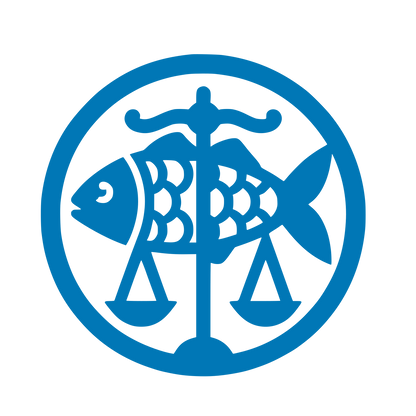 Fish and Scales Logo #0077B6