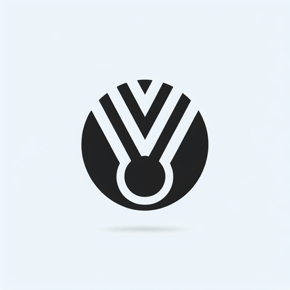 Black Circle Medal Logo