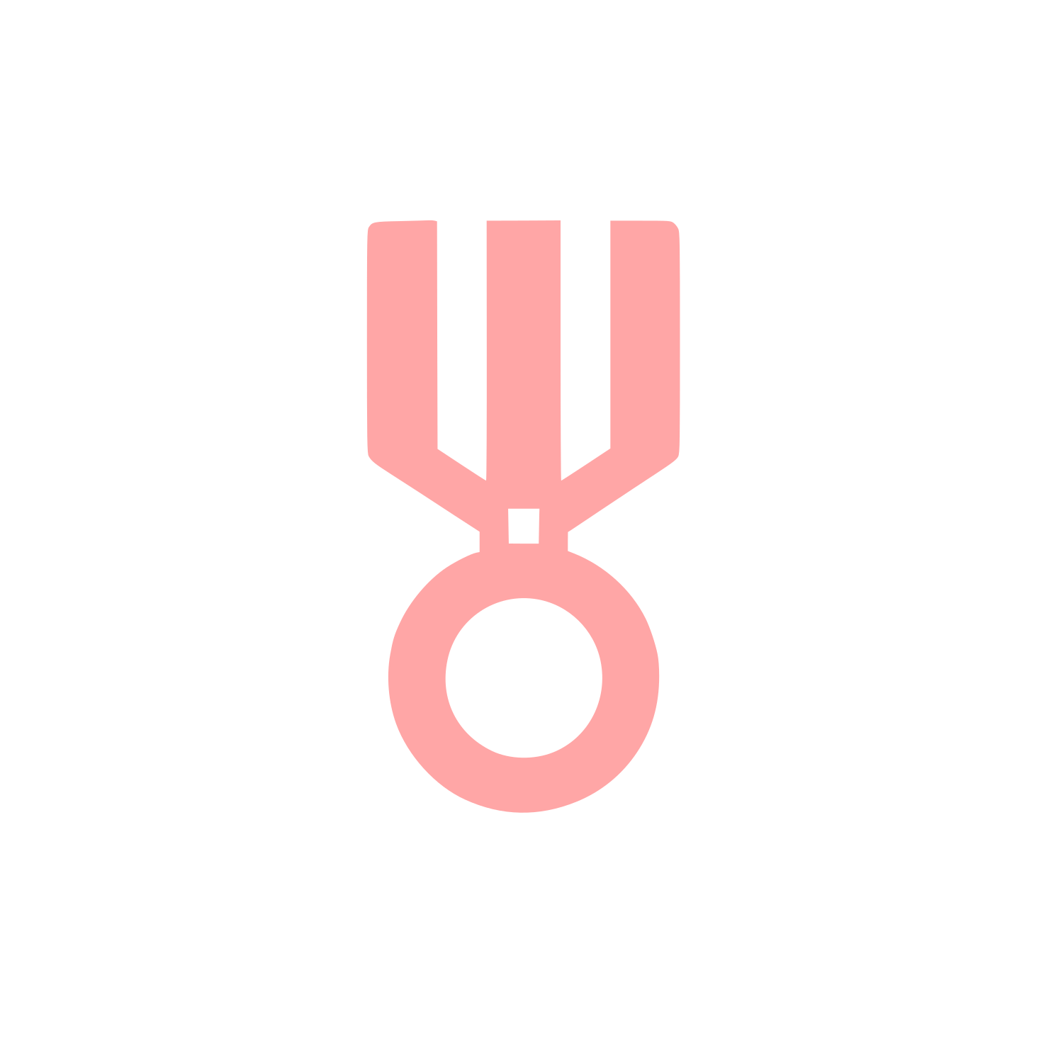 Medal Logo Design #ffa6a6