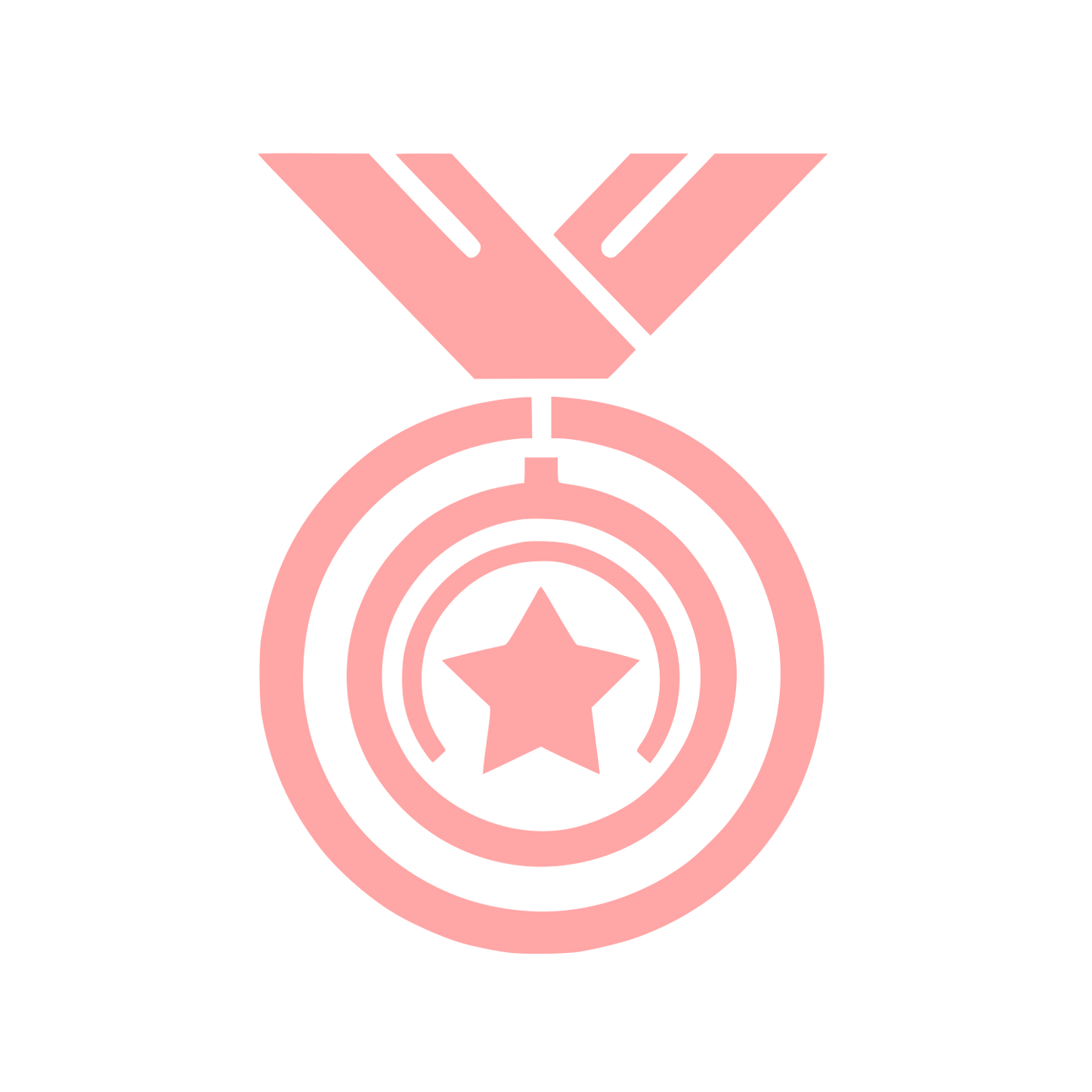 Achievement Medal Logo #ffa6a6