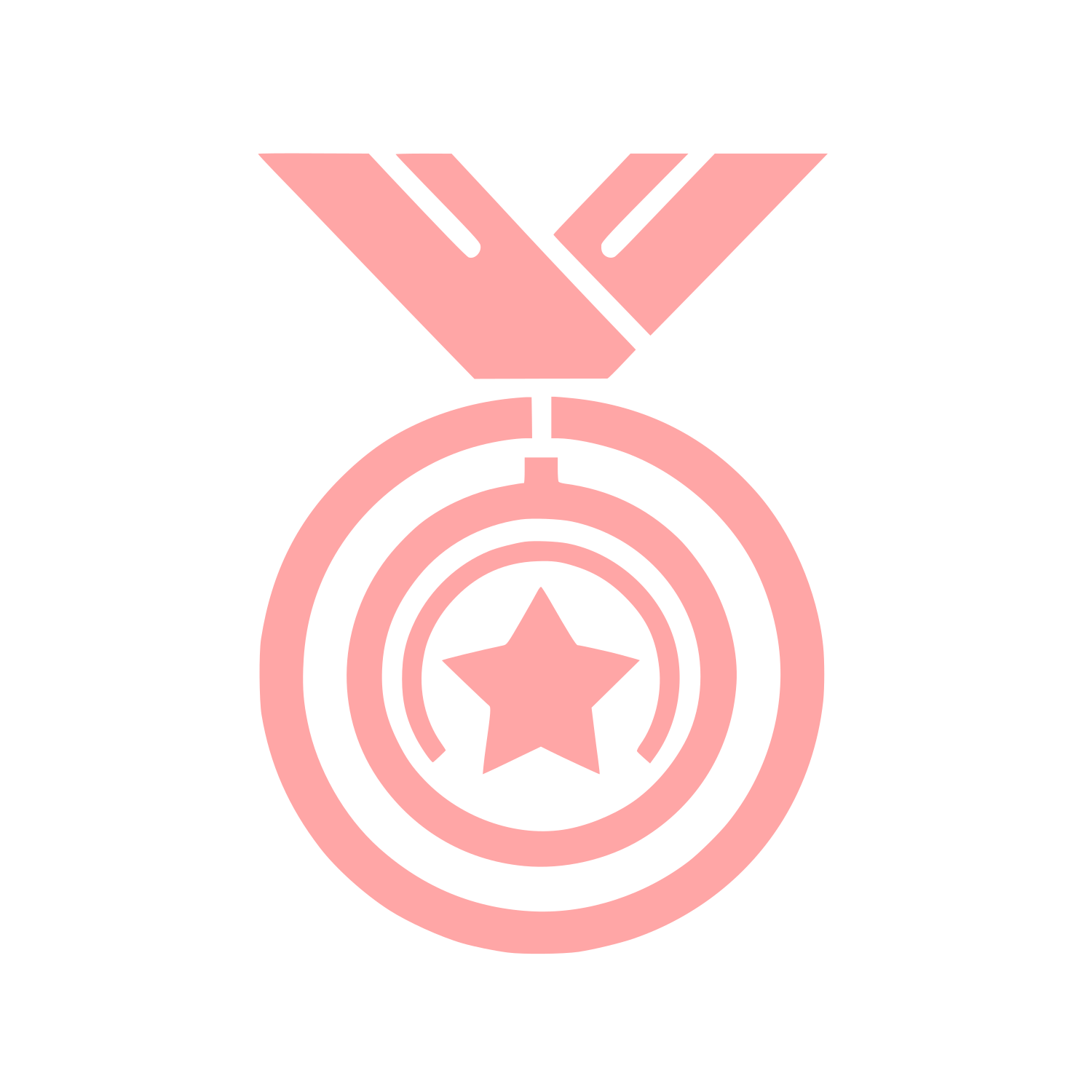 Achievement Medal Logo #ffa6a6