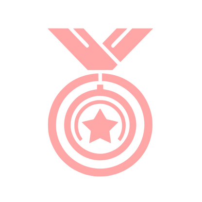 Achievement Medal Logo #ffa6a6