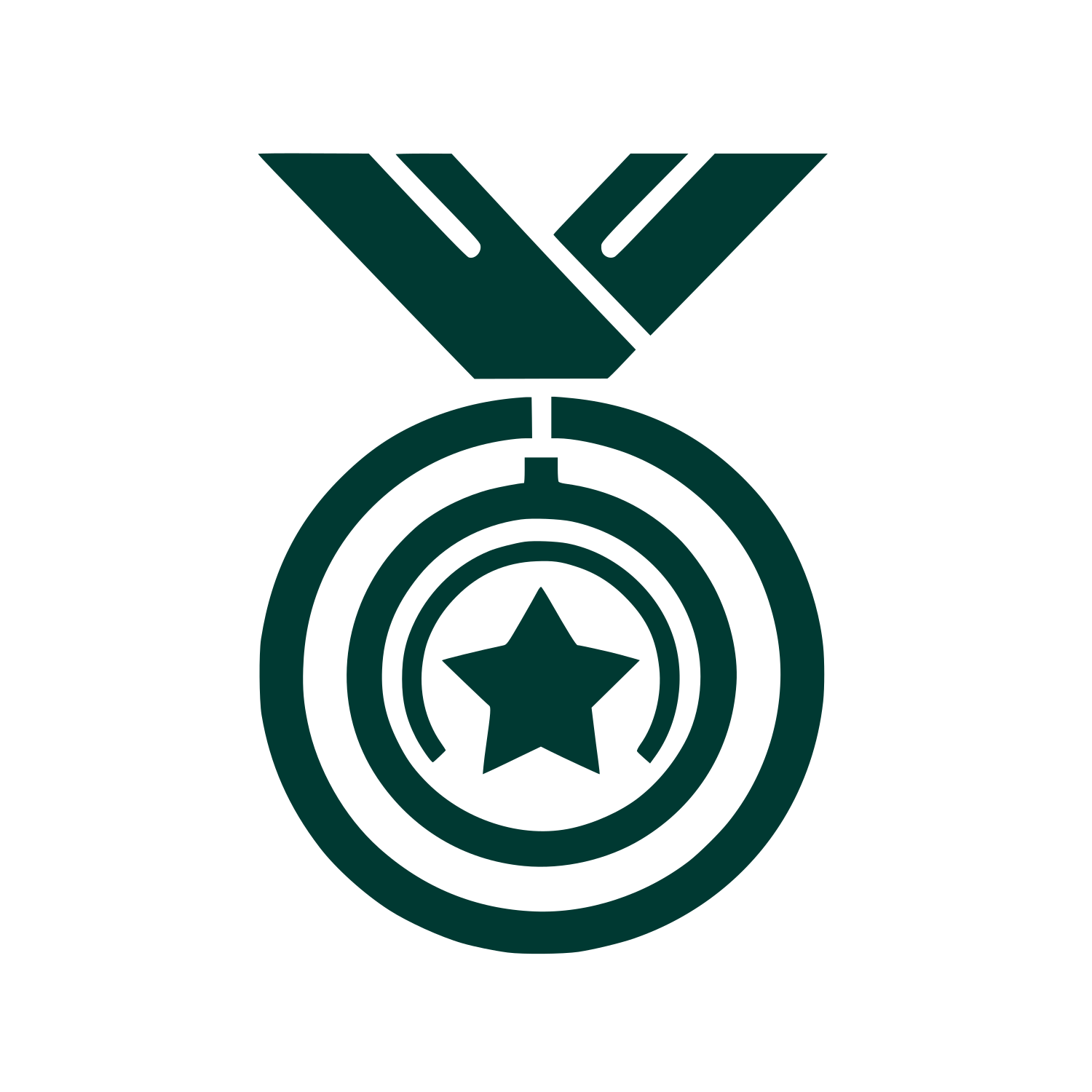 Achievement Medal Logo #003932