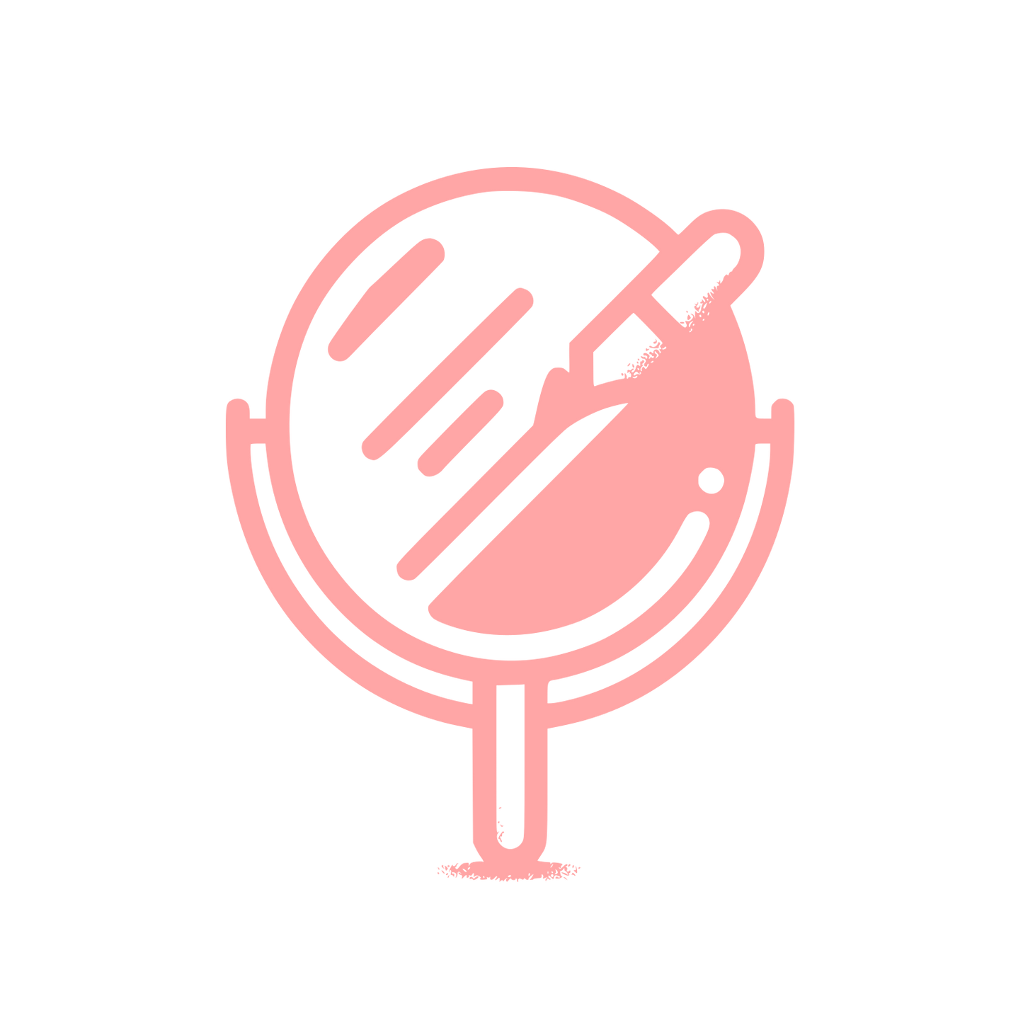 Beauty Mirror Logo #ffa6a6