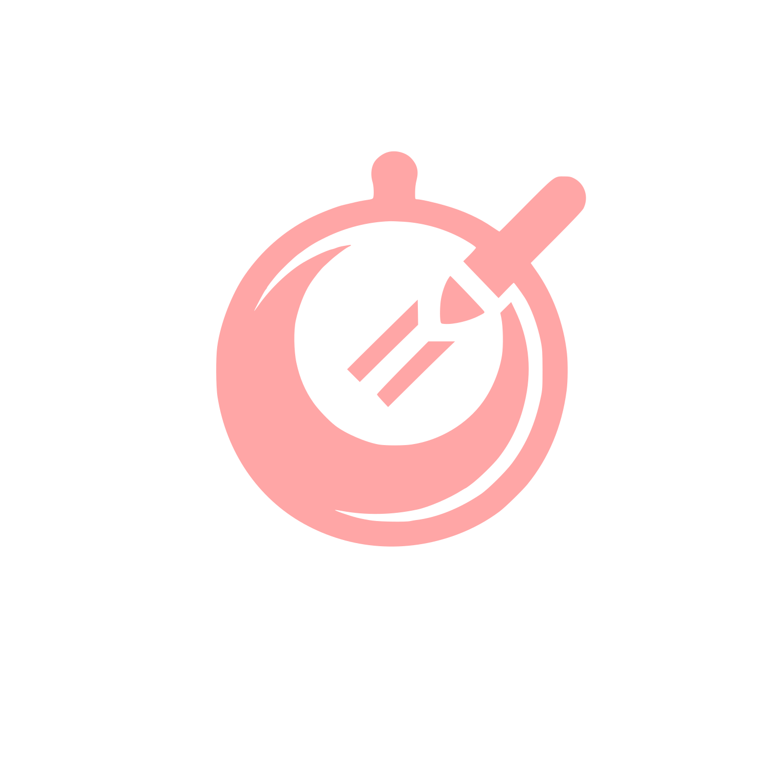 Stopwatch Logo #ffa6a6
