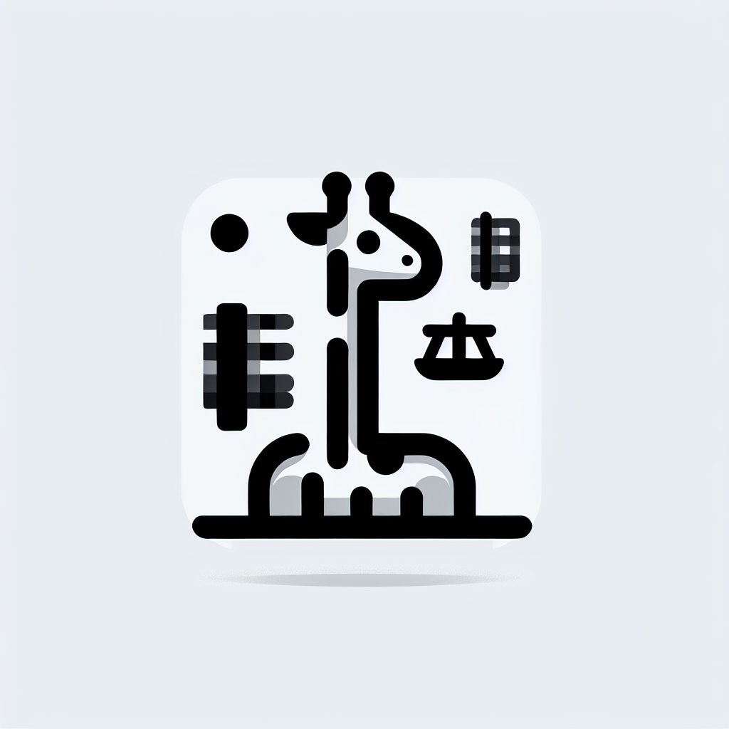 Giraffe in Frame Logo
