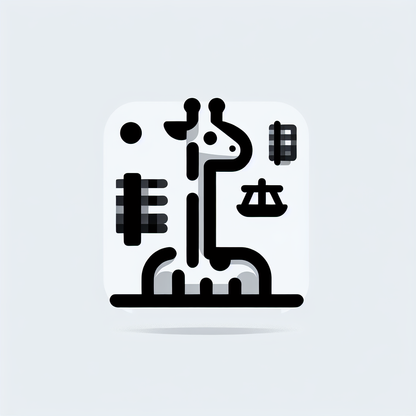 Giraffe in Frame Logo