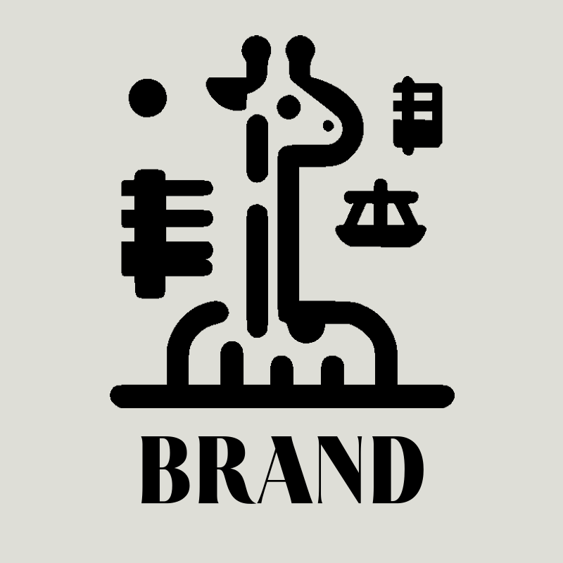 Giraffe with Lines Logo preview