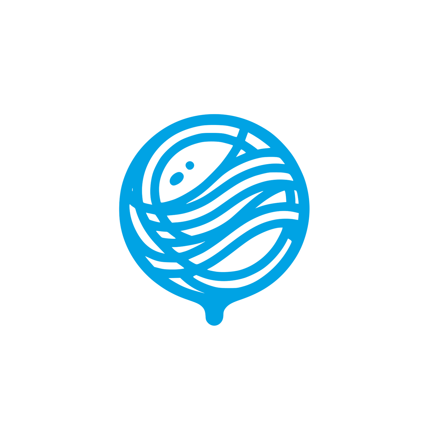 Yarn Ball Logo #00a3e4