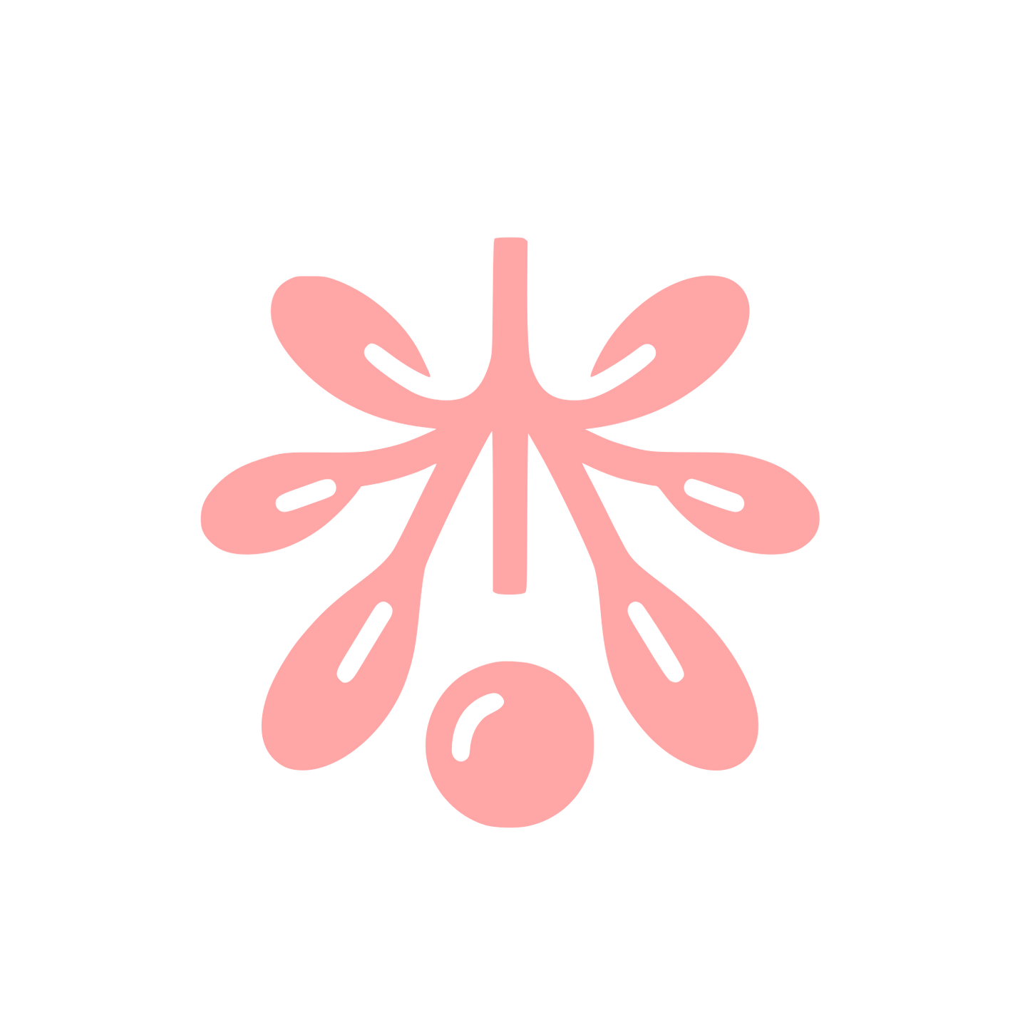 Mistletoe Berry Logo #ffa6a6