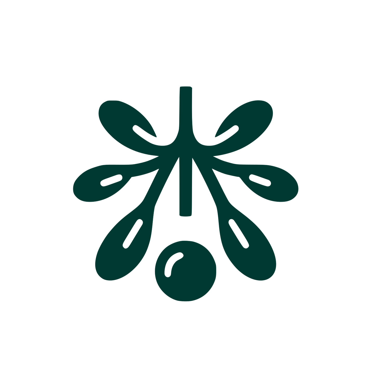 Mistletoe Berry Logo #003932
