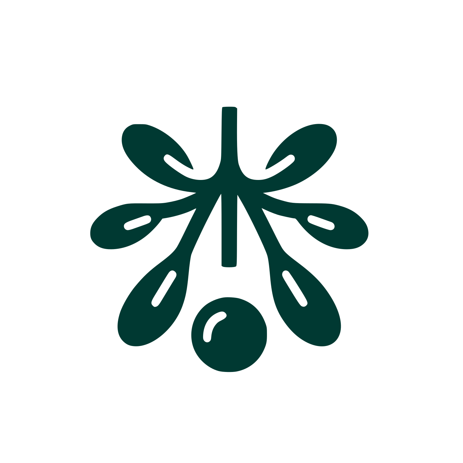 Mistletoe Berry Logo #003932