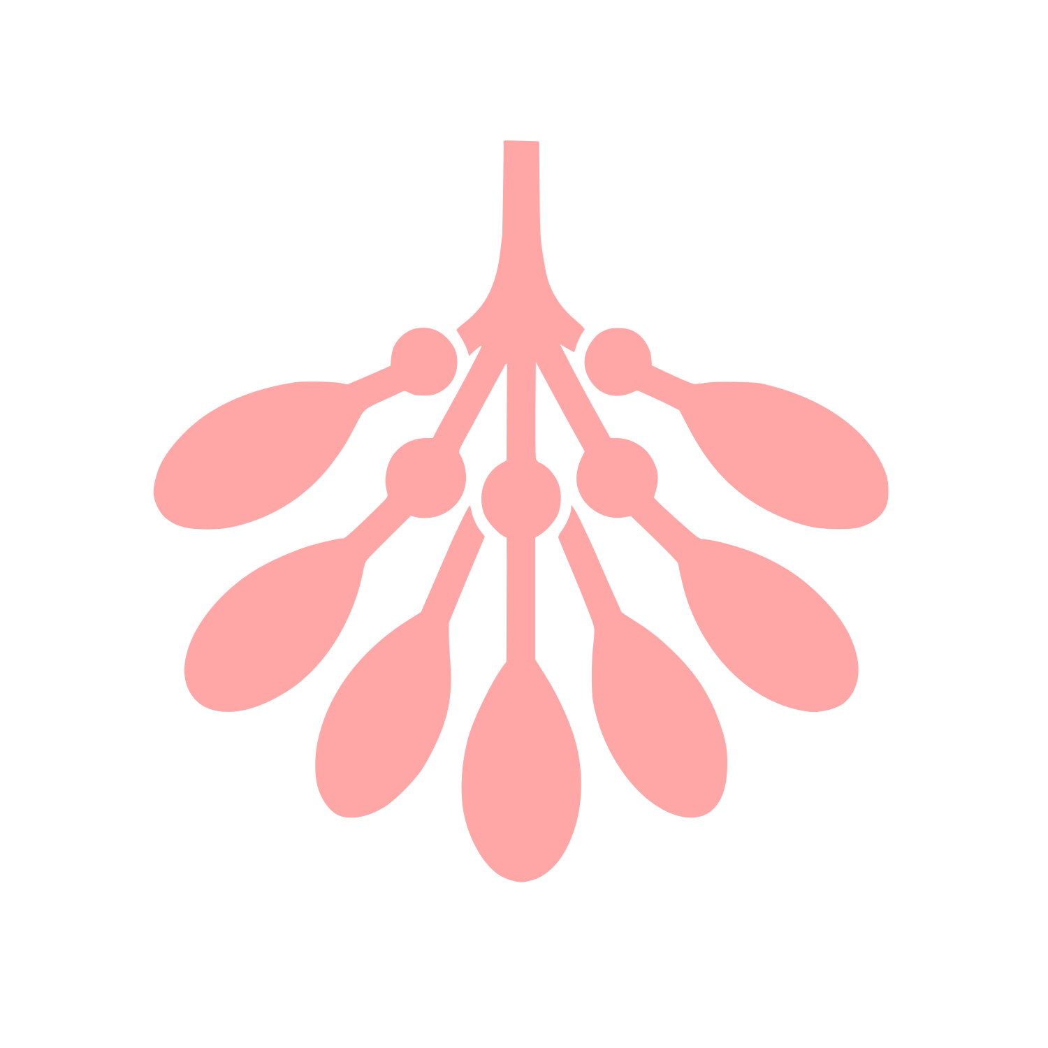 Mistletoe Berries Logo #ffa6a6