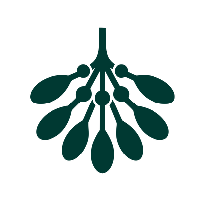 Mistletoe Berries Logo #003932