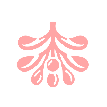Mistletoe Olive Logo #ffa6a6
