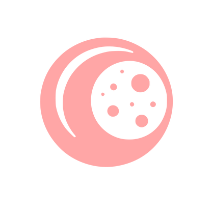 Cookie Moon Logo #ffa6a6