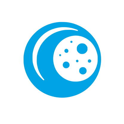 Cookie Moon Logo #00a3e4