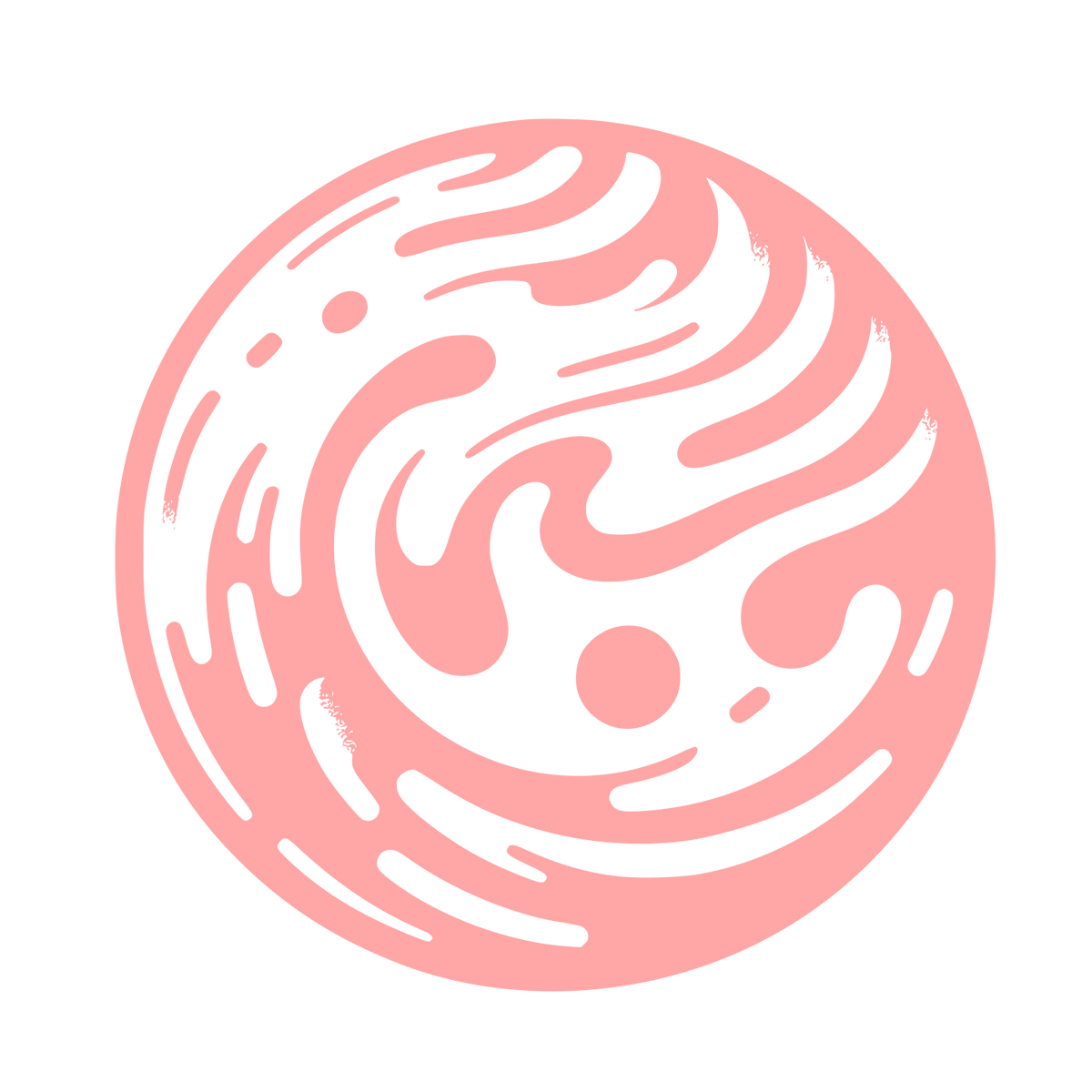 Moon Logo #ffa6a6