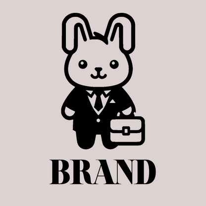 Cartoon Rabbit in Suit Logo preview