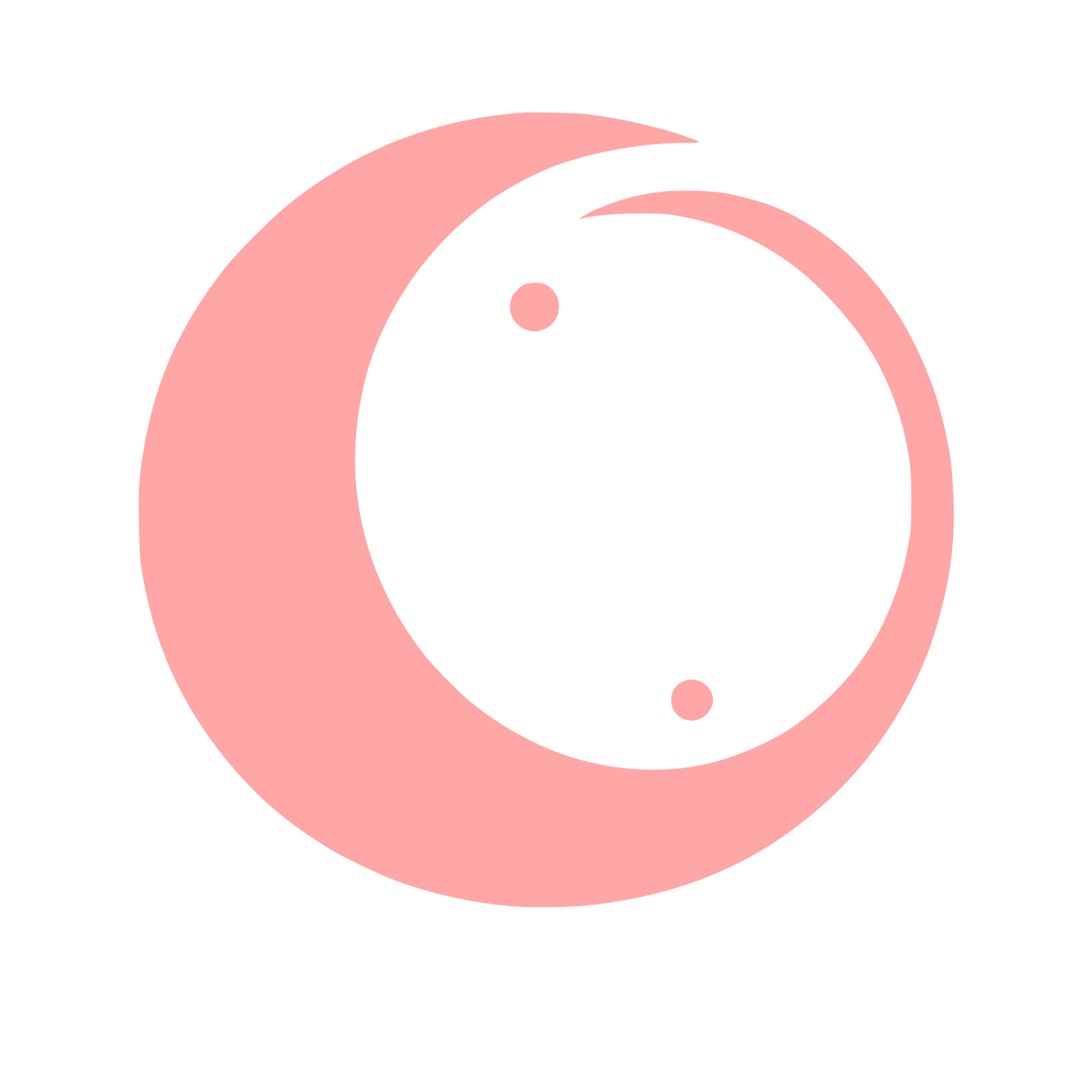 Yin Yang Logo #ffa6a6