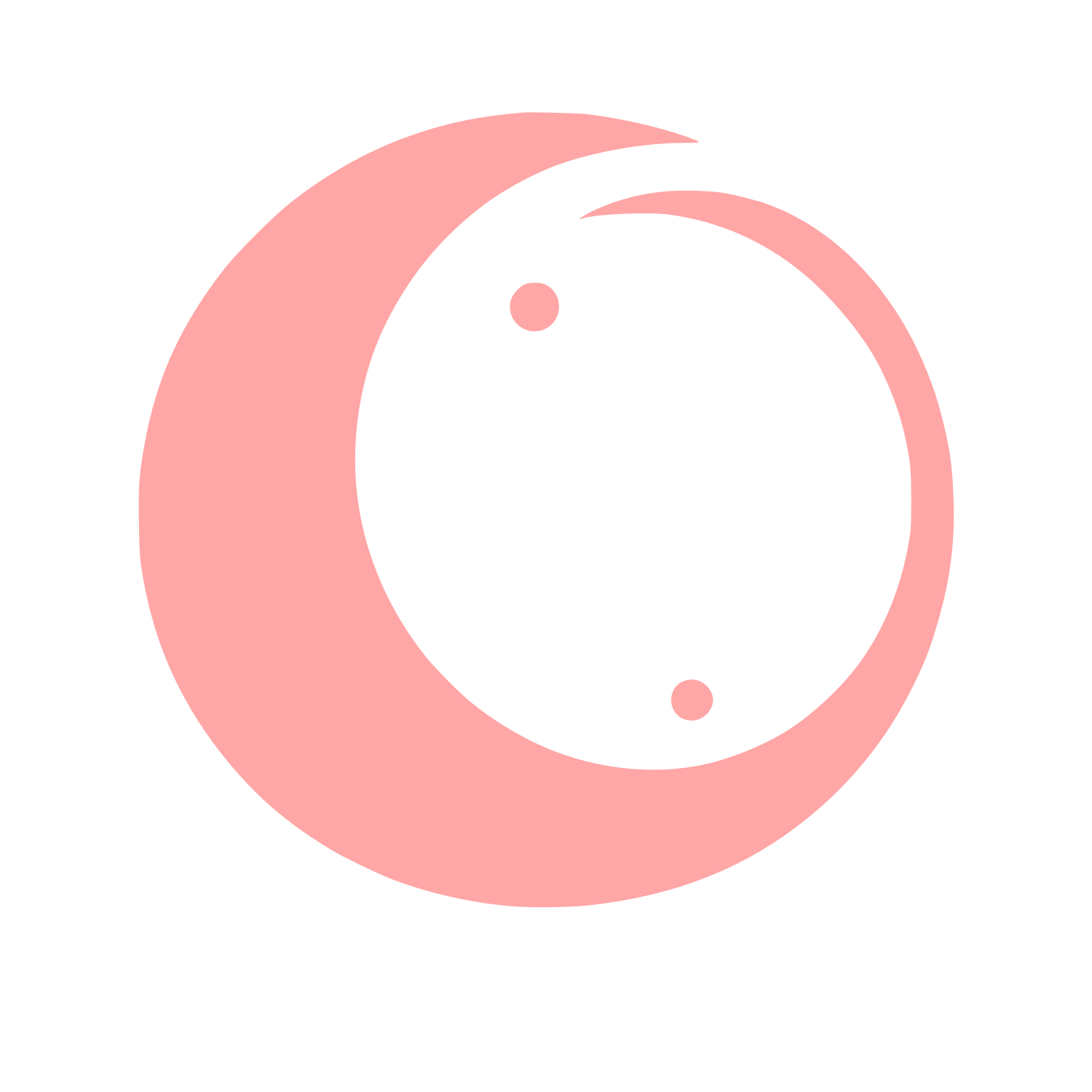 Yin Yang Logo #ffa6a6