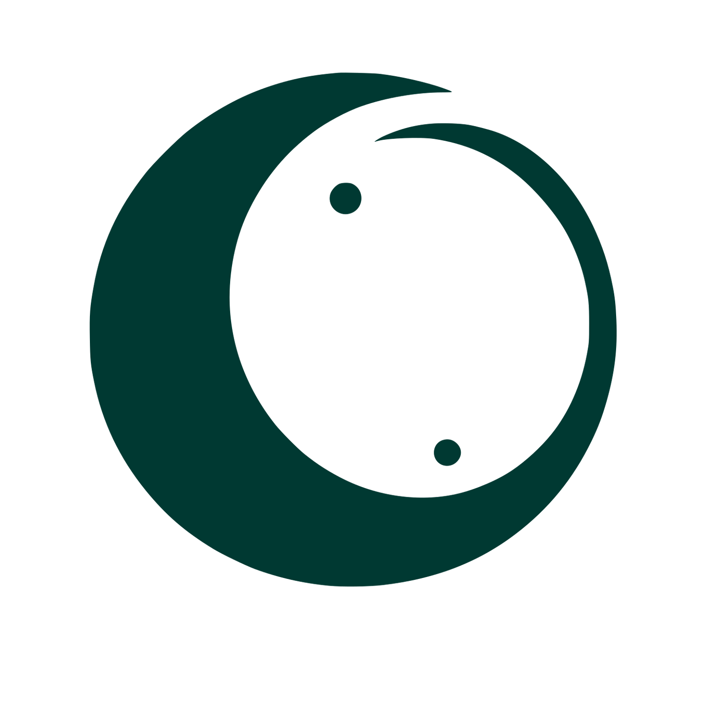 Yin Yang Logo #003932