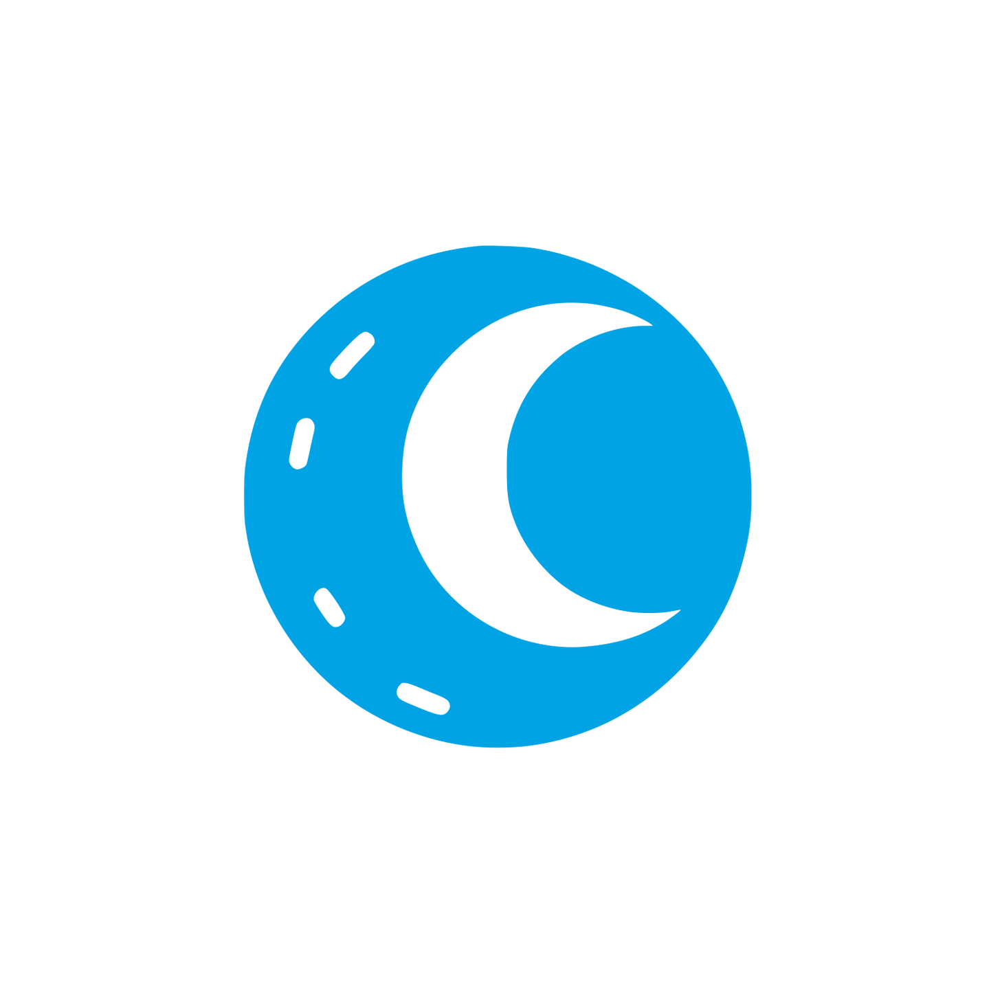 Moon Eclipse Logo #00a3e4