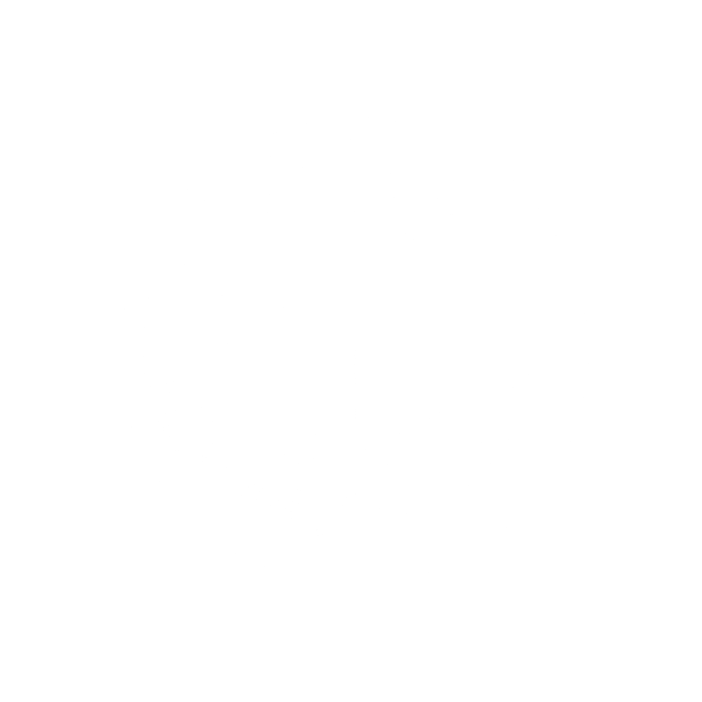 Monochrome Cookie Logo #ffffff