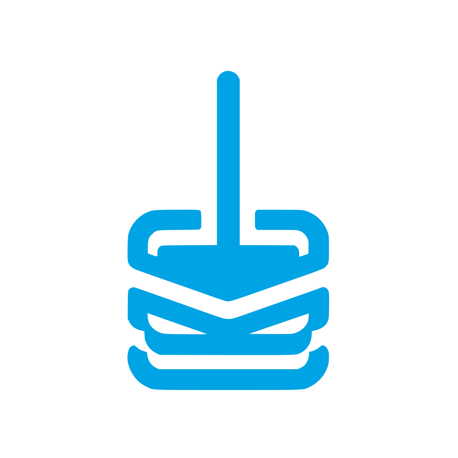 Plug Logo #00a3e4
