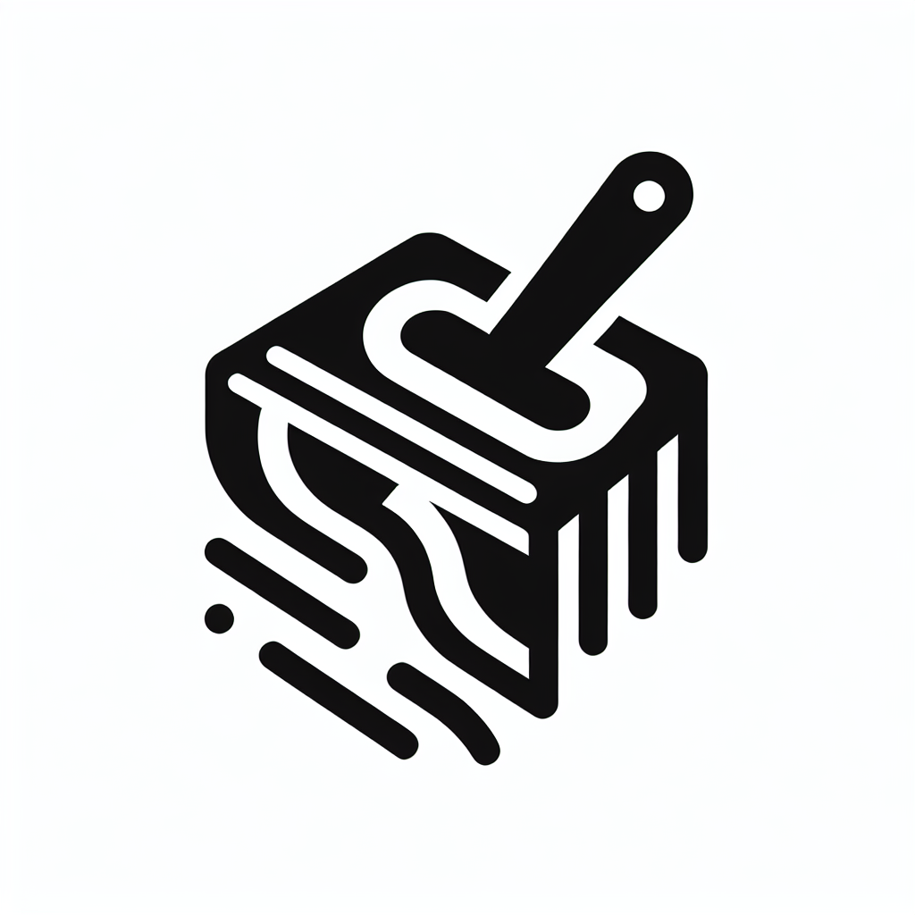 Abstract Paintbrush Logo