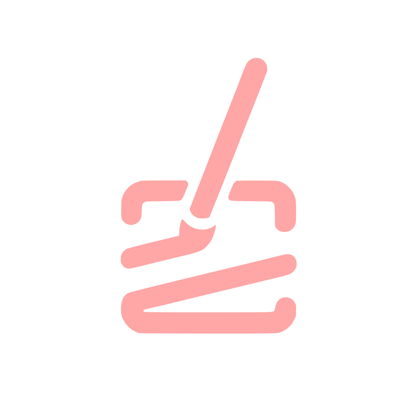 Mop Brush Logo #ffa6a6