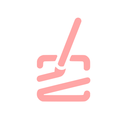 Mop Brush Logo #ffa6a6