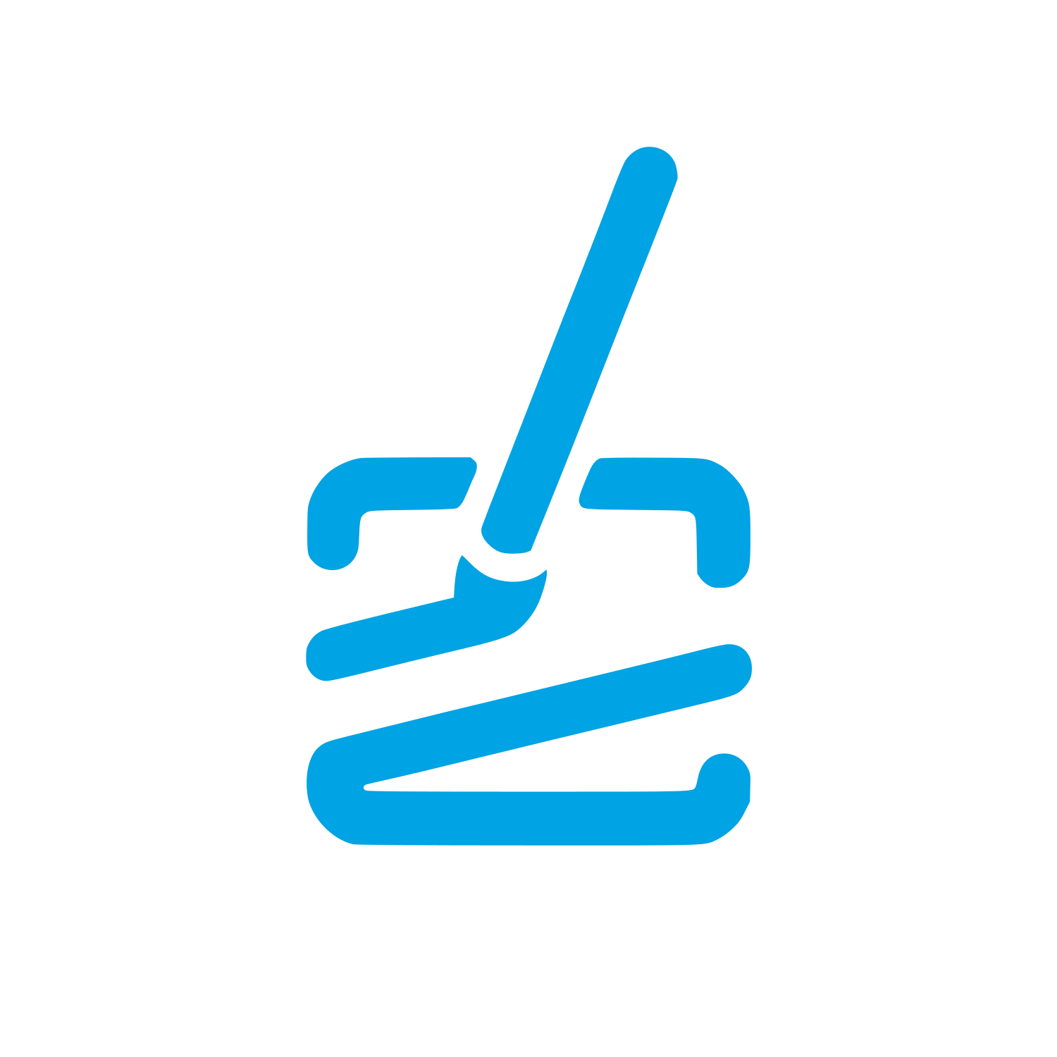 Mop Brush Logo #00a3e4