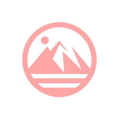 Mountain Circle Logo #ffa6a6