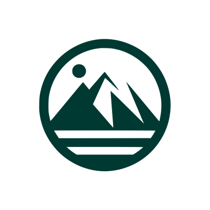 Mountain Circle Logo #003932