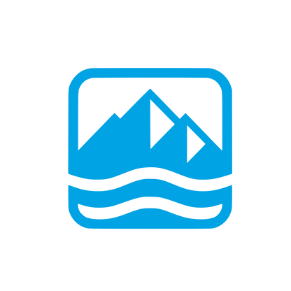 Mountain Range Logo #00a3e4