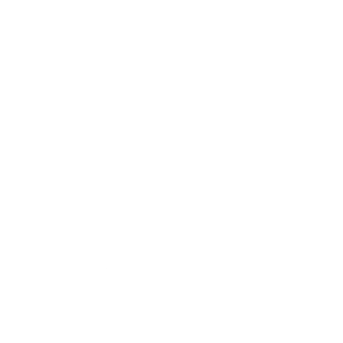 Mountain Range Logo #ffffff