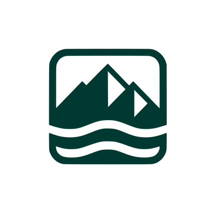 Mountain Range Logo #003932