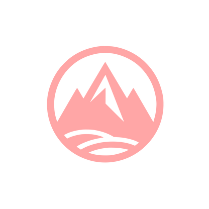 Mountain Range Logo #ffa6a6