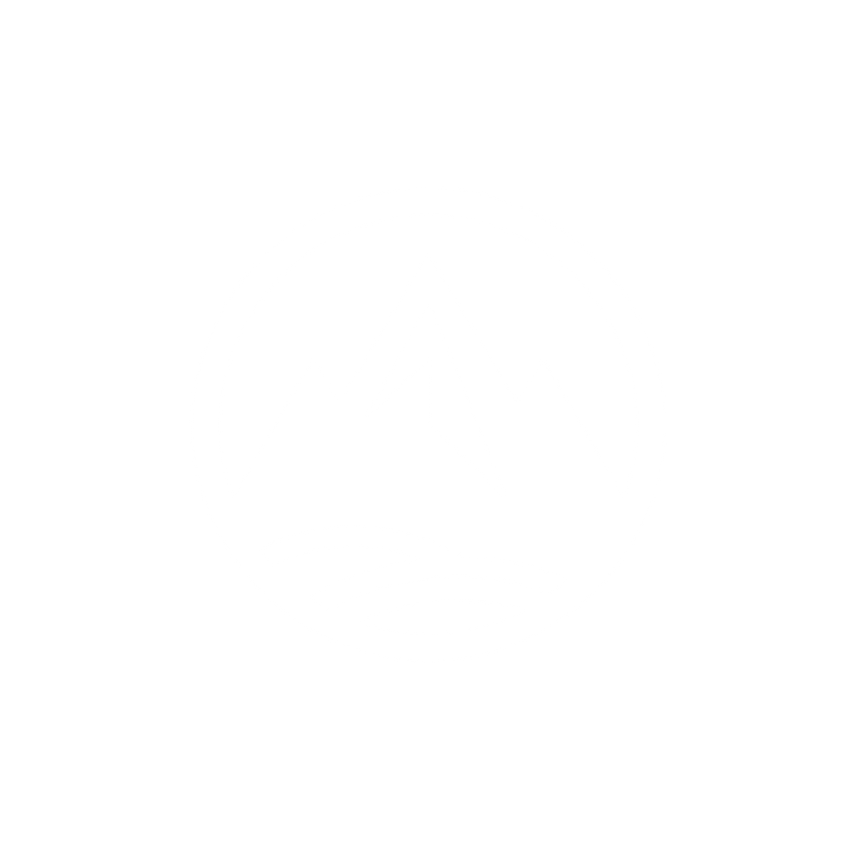 Mountain Range Logo #ffffff