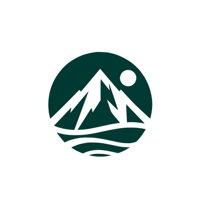 Mountain Landscape Logo #003932