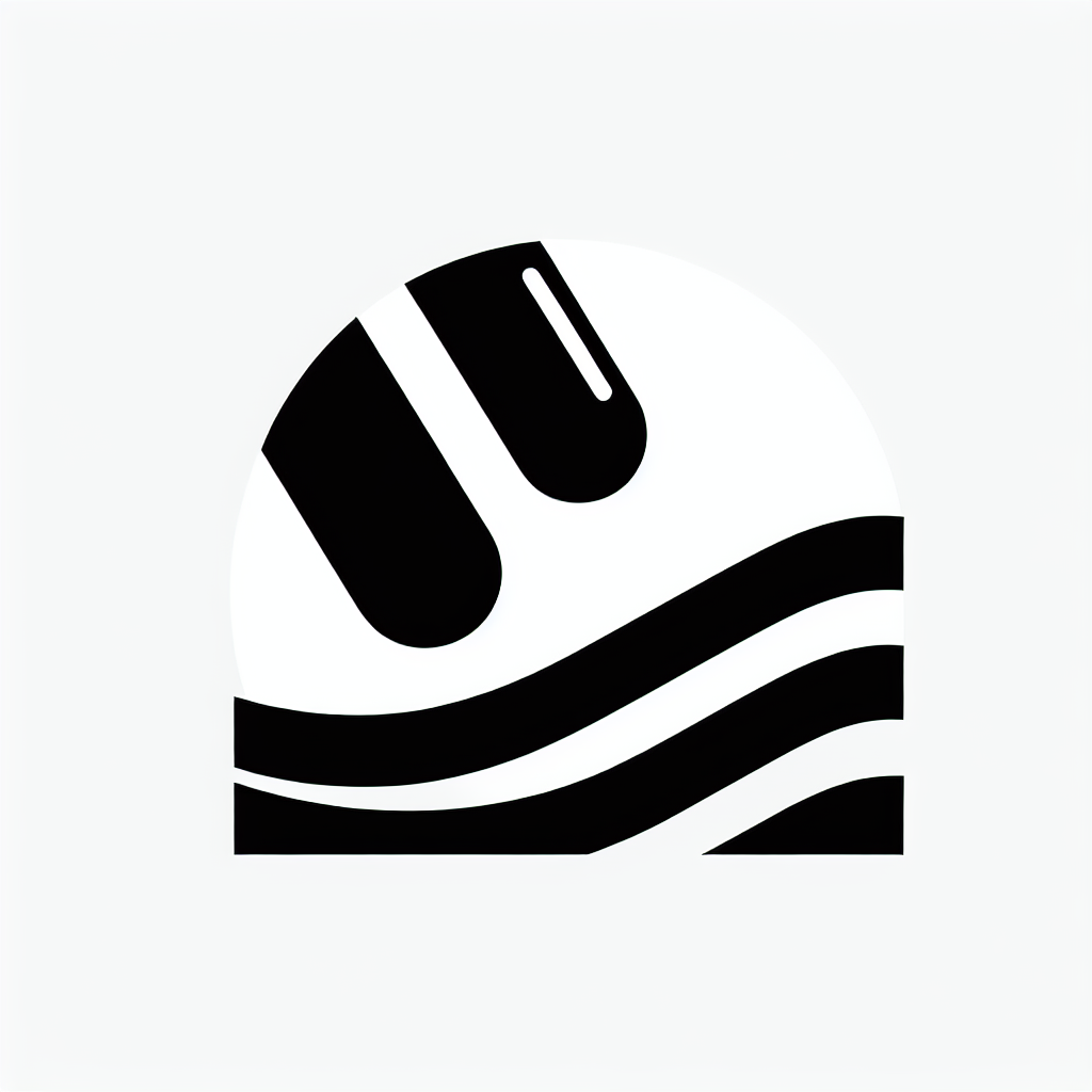 Abstract Wave Nail Logo