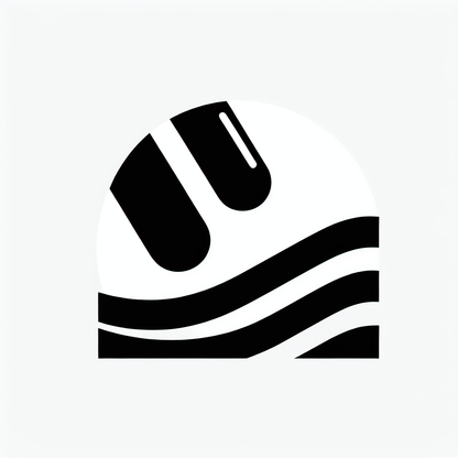 Abstract Wave Nail Logo