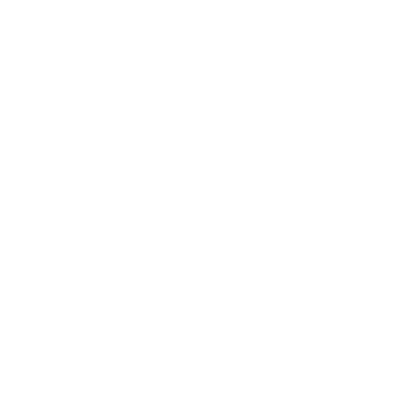 Abstract Wave Nail Logo #ffffff