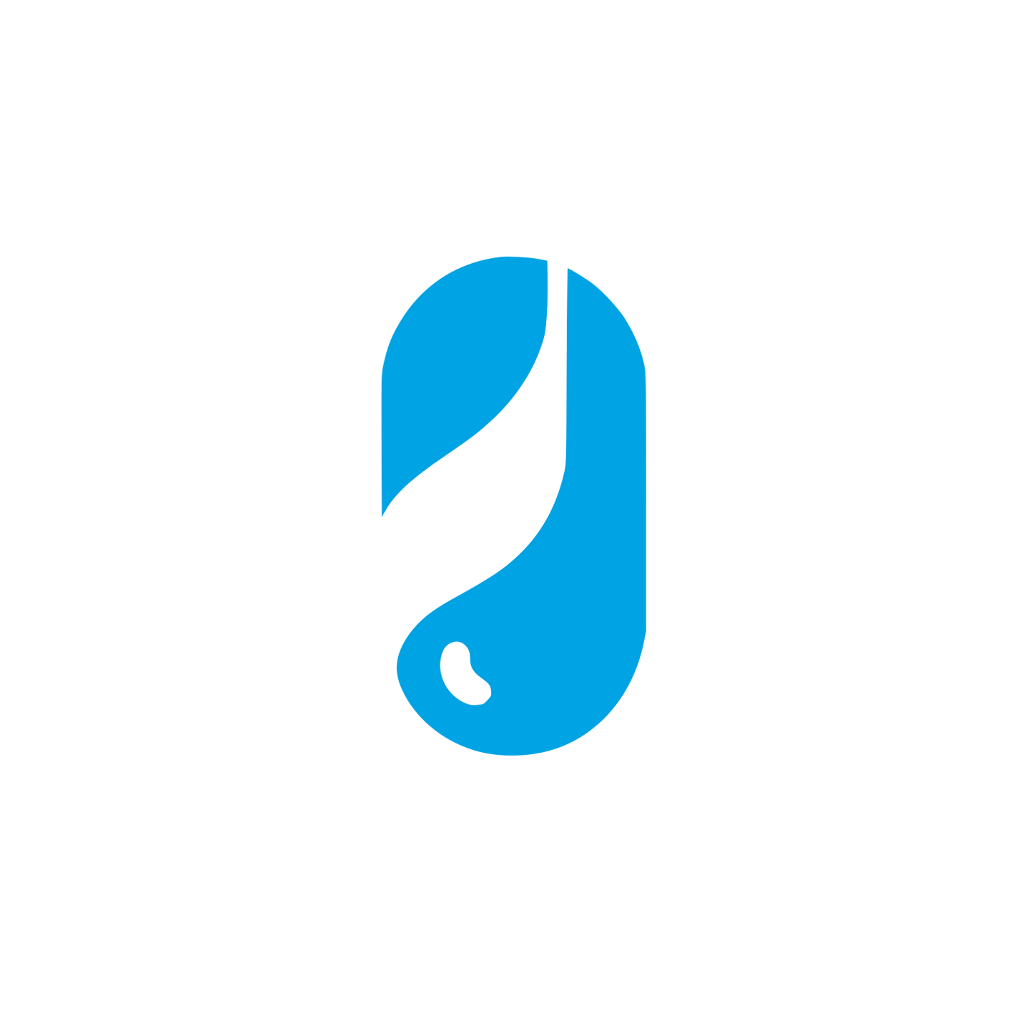 Abstract Nail Logo #00a3e4