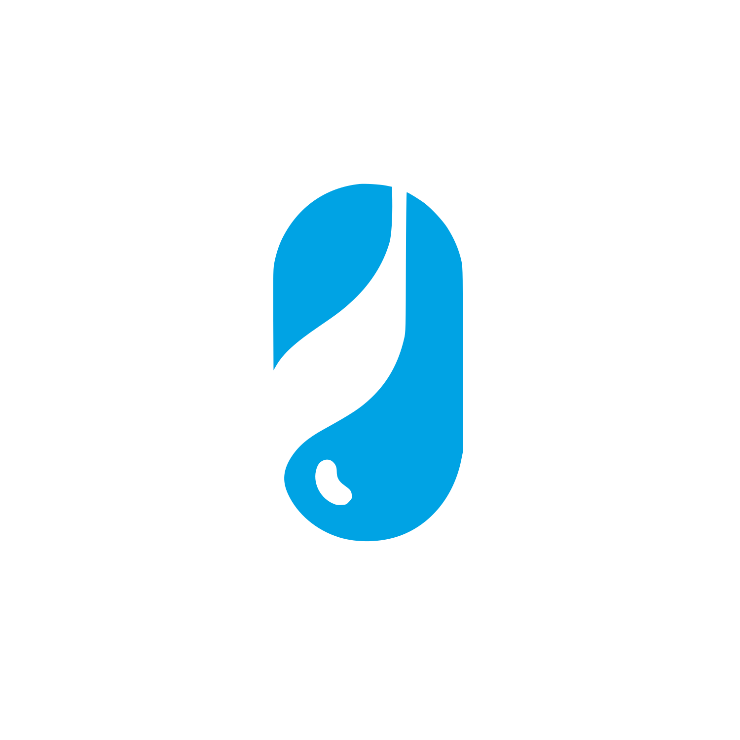 Abstract Nail Logo #00a3e4
