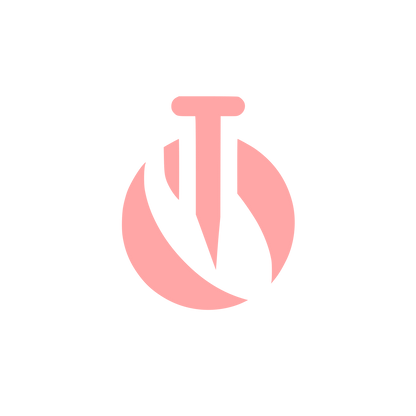 Monogram Circle Logo #ffa6a6